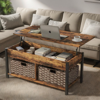 Ensemble de table de bar à café élévatrice minimaliste moderne Table de salon en bois Mesa de Centro Table de salon Basse pour salon meubles de maison