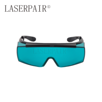 Meilleures lunettes de sécurité laser rouge personnalisées pour laboratoire médical, OD 6+, 620-700nm, certifiées CE, 25% de transmission, anti-rayures pour la protection des yeux
