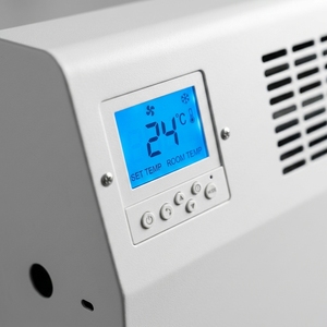 Unidad de Ventilador de Bobina de Acero Ultrafino de 130 mm para Gabinete, Calefacción y Refrigeración, 850 m³/h, de Pie, Ecológica, de Alta Precisión, HVAC 1 de Alta Eficiencia - Product Image 5