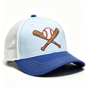Custom 3D Embroidered Baseball <b>Cap</b> Breathable Mesh <b>Trucker</b> Hat <b>for</b> <b>Men</b> Women Baseball Logo Adjustable Snapback <b>for</b> Outdoor - Product Image 3