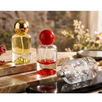 Flacons de parfum en verre de luxe personnalisés de 30 ml et 50 ml, vides, rechargeables, design élégant, flacons de parfum en verre vides