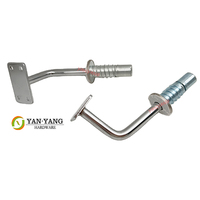 Connecteur de relevage d'appui-tête de canapé Yanyang, deux oreilles, Almohada De Bisagra Para, charnière de verrouillage réglable pour canapé-lit argenté pour meubles
