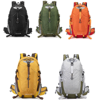 Sac à dos de trekking souple 40L pour l'extérieur, professionnel, imperméable, pour la randonnée, le camping, la montagne, ajustement réglable, unisexe