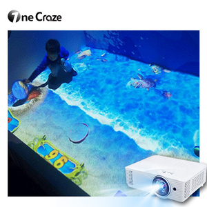 Interactive Projection Floor Magic Sand Beach Fishing Games Sensory Interactive <b>Projector</b> for <b>Kids</b> Increased Entertainment - Product Image 1