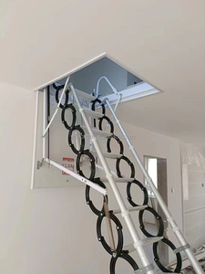 2m 3m <span class=keywords><strong>Escalier</strong></span> Plafond Intérieur Électrique Manuel Pliable Intérieur Loft Extension Echelle <span class=keywords><strong>Prix</strong></span> Bas - Product Image 3