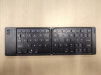 Nouveau clavier mini pliable sans fil BK204 avec souris rétractable, combo à interrupteurs ciseaux, rechargeable USB Type-C pour tablettes