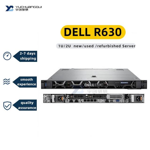 Dell PowerEdge R630 1U Rack Server Dual Xeon up to 24 DIMMs Redundant PSU in Stock Best Price