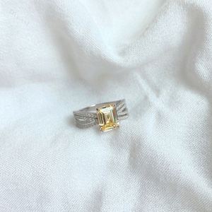 Dylam High Quality Rhodium Plating Wedding Fashionable Custom Wholesale Ladies 925 Sterling Silver Women's Anniversary <b>Ring</b> - Product Image 2