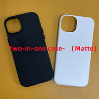 Coques de téléphone portable vierges pour sublimation DIY pour 16 Pro TPU+PC, résistantes aux chocs, imperméables, personnalisables, impression par transfert thermique