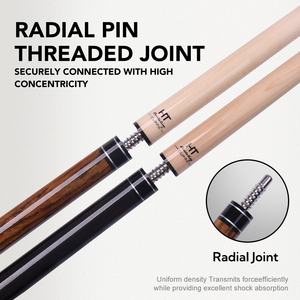 Vente flash CUPPA Queue de <span class=keywords><strong>billard</strong></span> de haute qualité 58 pouces en bois d'érable canadien Queue de <span class=keywords><strong>billard</strong></span> à joint radial Embout de 11,8 mm 12,75 mm - Product Image 3