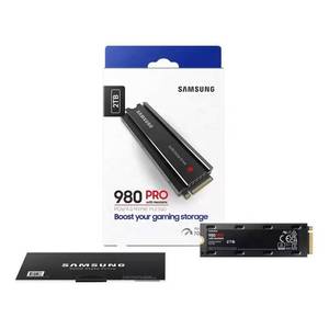 SSD NVMe M.2 PCIe 4.0 adapté aux ordinateurs de bureau 980 PRO avec dissipateur thermique 2 To <span class=keywords><strong>MZ</strong></span>-<span class=keywords><strong>V8P2T0CW</strong></span> pour Samsung - Product Image 2