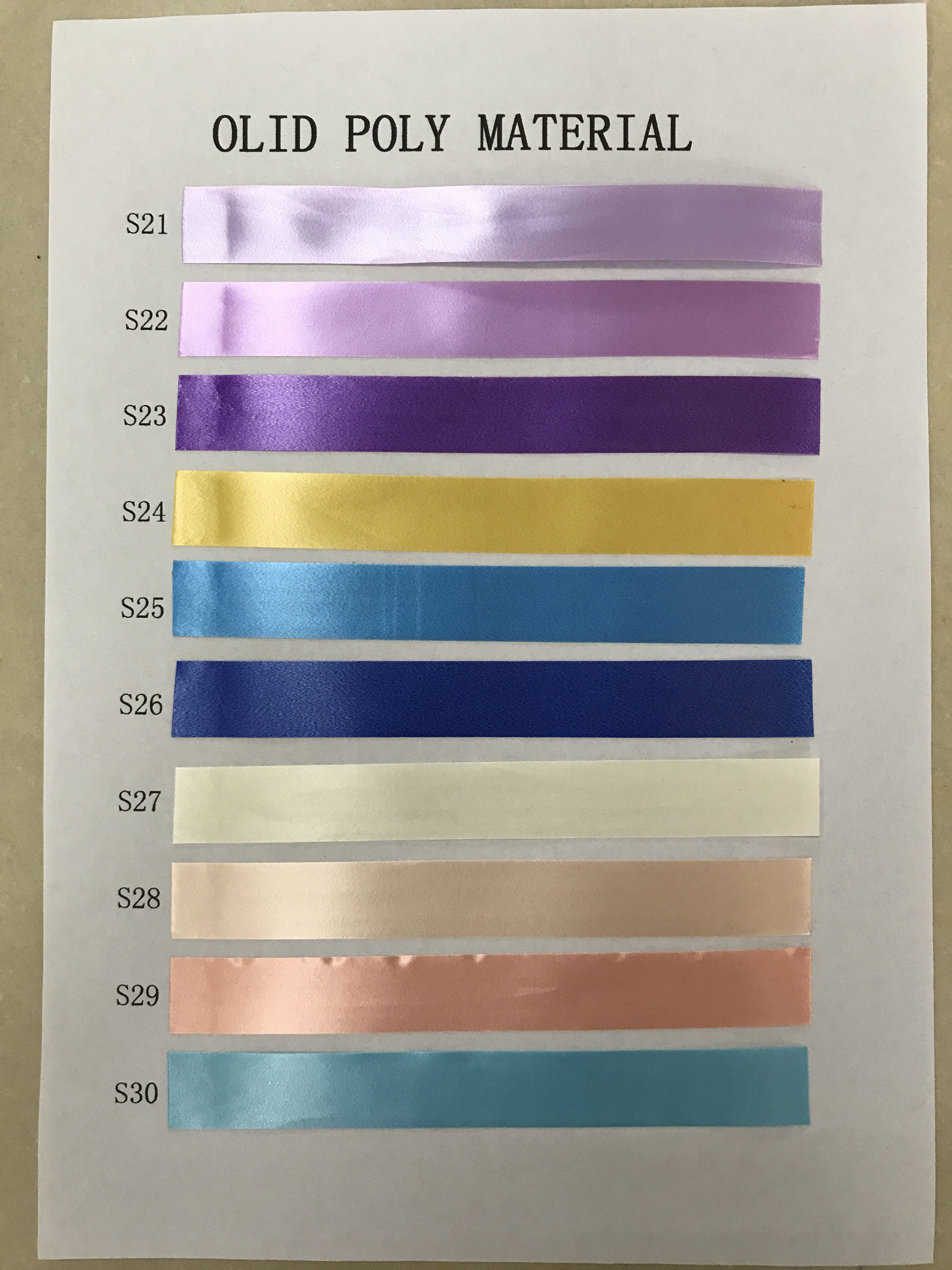Color chart 3