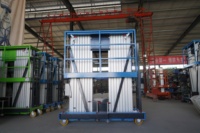 16m 230kg Aluminiumlegierung Hebebühne Personenlift Hebeplattform Hebevorrichtung Kleine Hebebühne für Glasaufbereitung
