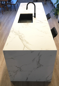 Wishelink tùy chỉnh rắn bề mặt tấm Trắng Nhân Tạo đá slab Countertop cho nhà bếp có sẵn trong các kích cỡ khác nhau màu sắc - Product Image 5
