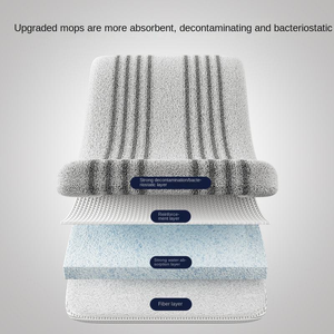 Cubo de Fregona de Microfibra de Calidad Superior con Separación de Aguas Residuales y Lavado Manos Libres con 2 Almohadillas para Limpieza del Hogar - Product Image 4
