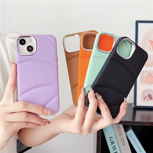 Funda de teléfono móvil con marco de lente de goma suave con burbujas divertidas 3D de Color caramelo para <span class=keywords><strong>iPhone</strong></span> 15 <span class=keywords><strong>Ultra</strong></span> <span class=keywords><strong>14</strong></span> Plus 11 12 13 Pro Max - Product Image 2