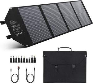 Panel Solar Plegable de 100W de Alta Eficiencia con Certificación TUV, 18V DC, QC3.0, USB-A, USB-C, Cargador Portátil Compatible con Múltiples Dispositivos - Product Image 1
