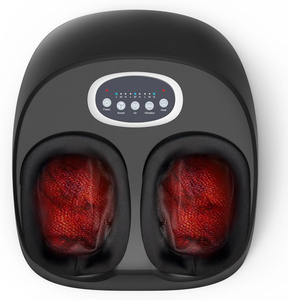 Masseur de pieds Shiatsu chauffé Machine Pétrissage Compression Vibration Pied Spa Fasciite plantaire Certifié CE/KC Personnalisable - Product Image 1