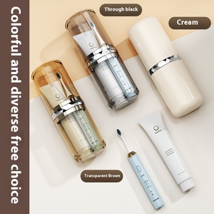 Mug de voyage portable <span class=keywords><strong>pour</strong></span> le rangement dentaire, design classique, multifonctionnel, <span class=keywords><strong>pour</strong></span> ranger les articles divers, mug de voyage, boîte de rangement <span class=keywords><strong>pour</strong></span> dentifrice et <span class=keywords><strong>brosse</strong></span> <span class=keywords><strong>à</strong></span> <span class=keywords><strong>dents</strong></span> - Product Image 3