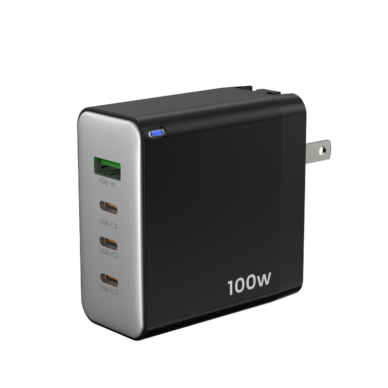 Negro (USB-A+Tipo-C*3)