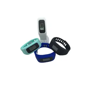 Bracelet 2D Sensor Pedometer, promotional gift pedometer watch fitness tracker wristband