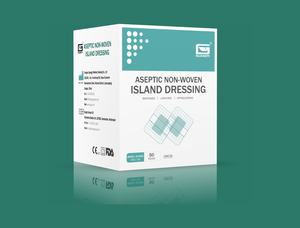 Pembalut luka berperekat tahan air sekali pakai plester luka Pulau transparan dengan bantalan bukan tenunan - Product Image 6