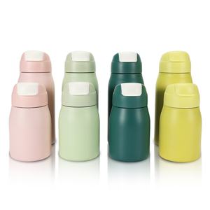 Bouteille d'eau pour enfants de 10oz 16oz sans Bpa de qualité supérieure avec paille et corde Remplissage de bouteille d'eau Machine de capsulage et d'étiquetage - Product Image 2