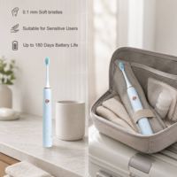 Brosse à dents électrique sonique à vibration ultrasonique rechargeable Luxsmile Professional pour éliminer la plaque dentaire