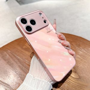 Coque de téléphone Happy <span class=keywords><strong>Smiley</strong></span> Face pour <span class=keywords><strong>iPhone</strong></span> 17 Pro Max, nouvelle coque de protection intégrale unisexe anti-chute en verre trempé - Product Image 3