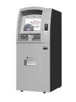 Machine de paiement en espèces de kiosque d'impression de document du libre service A4 avec l'écran tactile