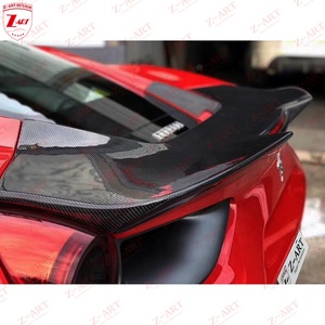Z-ART 488 alettone posteriore in fibra di carbonio per Ferrari 488 2015-2019 Spoiler posteriore in fibra di carbonio per Ferrari 488 488 Spoiler posteriore posteriore GTB - Product Image 5