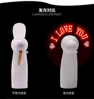 Mini ventilateur à main à affichage LED personnalisé avec batterie rechargeable pour refroidissement personnel et usage extérieur
