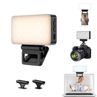 Vente chaude mini portable batterie intégrée rechargeable photographie lumière ordinateur vidéo téléphone portable selfie LED anneau lumière de remplissage