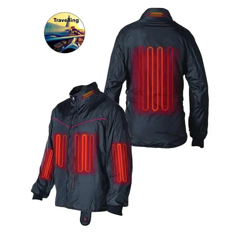 High Quality 12V Motorcycle Gear 6 Heat Zones Mesh Jacket with X-Armor Heated Jacket Liner for Outdoor Activities Motorcycling