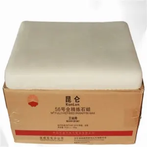Нефтехимическая компания Fushun поставляет полностью очищенный парафиновый воск, 25 кг/50 кг, производство белых свечей, Китай