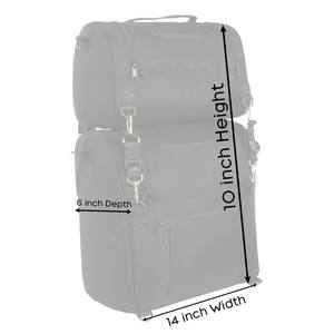 Muestra Gratuita de Bolsa Trasera Impermeable para Motocicleta de Gran Capacidad para Viajes de Larga Distancia, Bolsa Trasera de Nailon para Motociclismo - Product Image 3