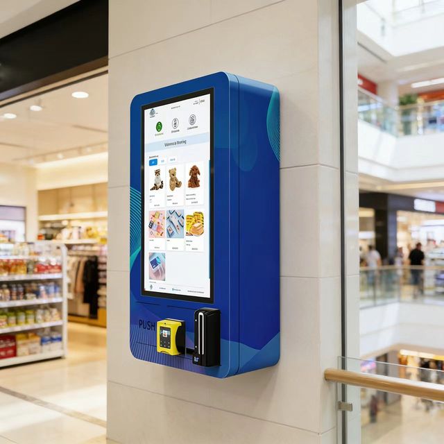 Wall-Mounted Small Vending Machine for Snack Drink Cigarettes Nicotine Automatic with ID Card Reader Function and CE Certificate