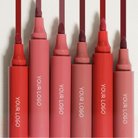 Crayon à lèvres personnalisé, formule à base d'eau, imperméable, marqueur pour lèvres, teinte mate longue durée, lisse, label privé