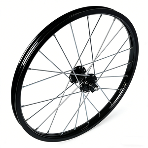 Llanta de <span class=keywords><strong>Bicicleta</strong></span> BMX para Niños de Aleación de Acero de Alta Resistencia, 12/14/<span class=keywords><strong>16</strong></span>/18/20/22/24/26 Pulgadas, Neumático Clincher, Freno V Delantero/Trasero, Recubrimiento en Polvo - Product Image 6