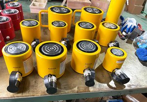 5, 10, 20, 30, 50, 75 100, 150 тонн, однородный мини-гидравлический цилиндр малой высоты с насосом, гидравлический домкрат с сертификацией CE - Product Image 6