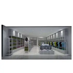 Lishi supermercado shopping móveis de vestuário masculino loja de roupas design de loja de exibição para roupas pequenas