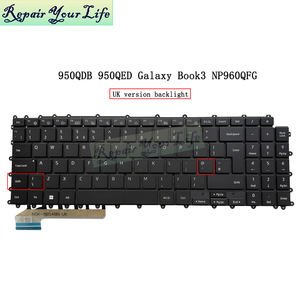 <span class=keywords><strong>Tastiera</strong></span> originale retroilluminata per computer portatili Samsung 950QDB 950QED 930QDB <span class=keywords><strong>Galaxy</strong></span> Book3 NP960QFG <span class=keywords><strong>tastiera</strong></span> 4B + NJ902.011 nuovo nero - Product Image 2