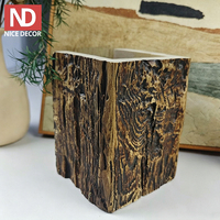 Poutres décoratives en polyuréthane imitation bois pour plafond, faux poutres en PU effet pierre