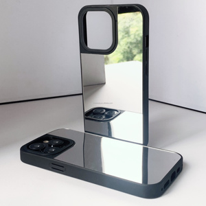 Étui de <span class=keywords><strong>téléphone</strong></span> avec <span class=keywords><strong>miroir</strong></span>, coque de <span class=keywords><strong>téléphone</strong></span> portable en PC rigide avec <span class=keywords><strong>miroir</strong></span>, impression personnalisée <span class=keywords><strong>sur</strong></span> le <span class=keywords><strong>miroir</strong></span> pour iPhone 16 15 14 13 12 Pro Max - Product Image 4