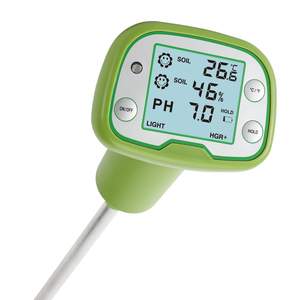 Instrumento digital de encuesta sobre el entorno del suelo y las plantas-Probador de suelo <span class=keywords><strong>4</strong></span> en <span class=keywords><strong>1</strong></span> con pantalla de temperatura, humedad, luz solar y comodidad - Product Image 2