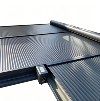 Store banne motorisé automatique en alliage d'aluminium pour véranda, toit moderne horizontal extérieur personnalisé, étanche, certifié CE