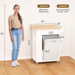 <span class=keywords><strong>Chariot</strong></span> <span class=keywords><strong>de</strong></span> <span class=keywords><strong>cuisine</strong></span> multifonctionnel <span class=keywords><strong>avec</strong></span> bac inclinable et planche à découper <span class=keywords><strong>Chariot</strong></span> portable Porte-épices - Product Image 6