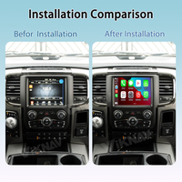 Pour Dodge Ram 1500 2500 2014-2018 OEM écran de voiture mise à niveau décodeur boîte Interface dispositif sans fil CarPlay Android Auto Linux lecteur
