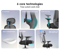 Chaise de bureau ergonomique exécutive en maille, vente en gros directe d'usine chinoise