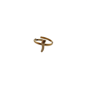 Fashion <b>Ring</b> 316L Stainless Steel PVD Gold Plating Sustainable Resistant Minimalist Design - Product Image 2
